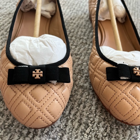 Tory Burch Ballet Flats Marion Quilted North Nappa Size 6.5 and 7 - Picture 7 of 14